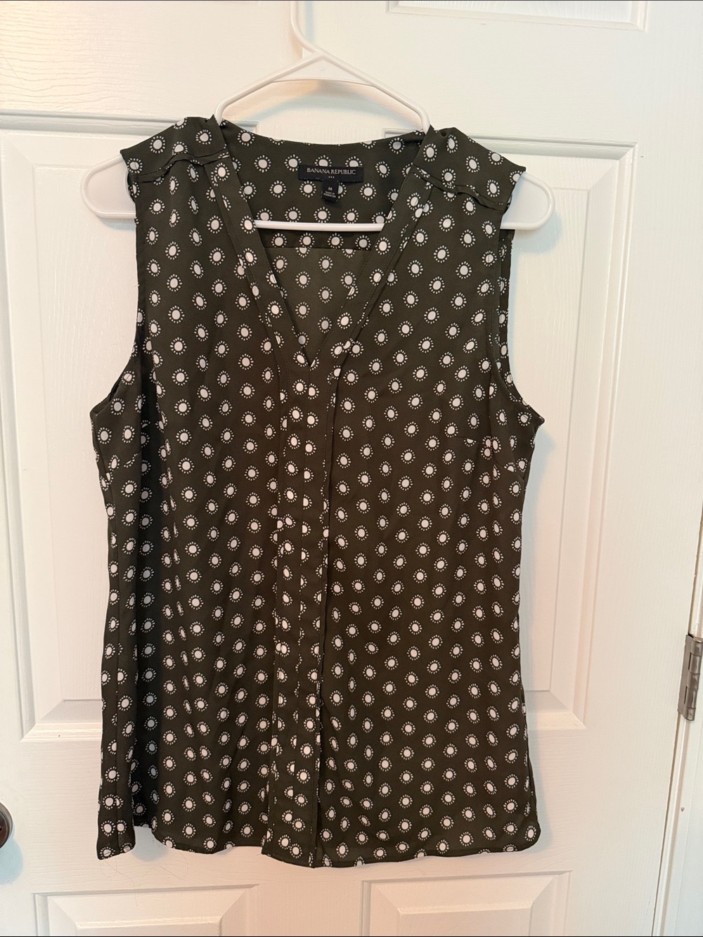 Banana Republic Dot Sleeveless Top